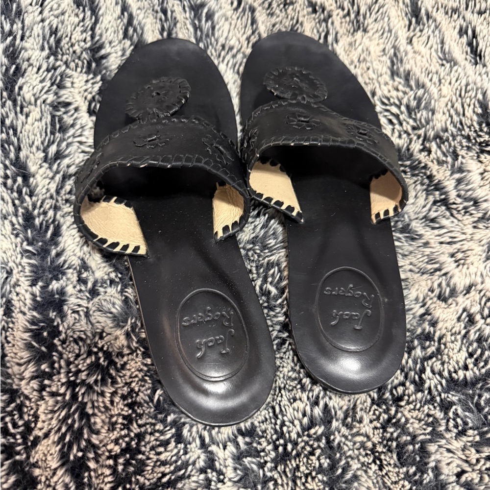 Jack Rogers Black Sandals